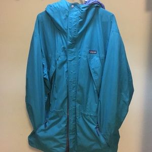 Men’s Patagonia teal outdoor jacket Size XL